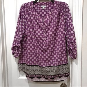 Purple blouse